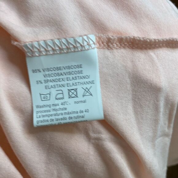 pogtmm SOFT PINK cardigan MAXI LENGTH Open Front - Picture 5 of 8